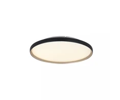 20W LED lubinis šviestuvas, juodos/aukso sp., 2700/3000/4000K, dimeriuojamas, 25186
