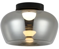 20W LED lubinis šviestuvas NADIA, juodos/dūmų sp., 3000K, 4339400