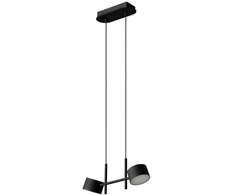 20W LED pakabinamas šviestuvas KYOTO, juodas, 3000K, dimeriuojamas