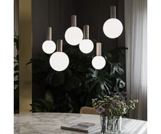 20W LED pakabinamas šviestuvas ODEON, pilkos/baltos sp., 3000K, 349213