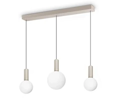 20W LED pakabinamas šviestuvas ODEON, pilkos/baltos sp., 3000K, 349213