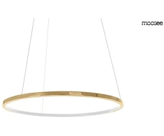 20W LED pakabinamas šviestuvas RING SLIM 40, aukso sp., 3000K, su nuotolinio valdymo pulteliu, dimeriuojamas