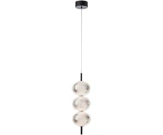 20W LED pakabinamas šviestuvas VENTURA, juodas, 3000K