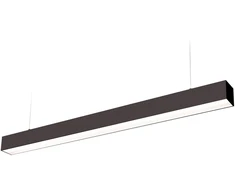 Pakabinamas šviestuvas 20W LED paviršinis/pakabinamas linijinis šviestuvas KOLINE PROFESSIONAL, juodas, 4000K