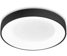 Lubinis šviestuvas Ideal Lux 20W LED paviršinis šviestuvas PLANET, juodas, 3000K, 312330