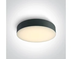 Lubinis šviestuvas 20W LED plafonas, antracito sp., 3000/4000/6500K, 67498/AN/V