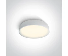 Lubinis šviestuvas 20W LED plafonas, baltas, 3000K, 62118D/W/W