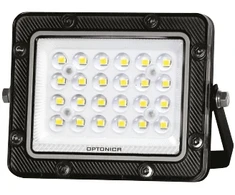 20W LED prožektorius, juodas, 3000K