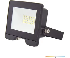 20W LED prožektorius MH, juodas, 4000K, IP65