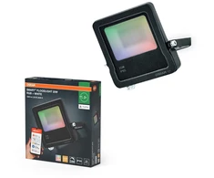 20W LED prožektorius SMART+, tamsiai pilkos sp., 3000K/RGB, dimeriuojamas