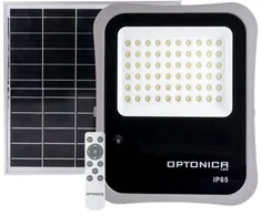 20W LED prožektorius su saulės baterija, pilkas, 6000K, su nuotolinio valdymo galimybe