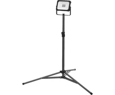 20W LED prožektorius su stovu WORKLIGHTS VALUE USB, juodas, 6500K, dimeriuojamas, su baterija, IP54