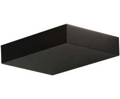 20W LED sieninis šviestuvas BRICK, juodas, 2700/3000/4000K, A3972072N