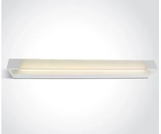 Sieninis šviestuvas 20W LED sieninis vonios šviestuvas, baltas, 3000K, IP44, 38120R/W/W