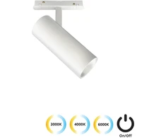 20W LED šviestuvas į magnetines sistemas VIOKEF MAGNETIC, baltas, 3000/4000/6000K, 4244101S