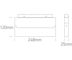 20W LED šviestuvas į magnetines sistemas MINI/MIDI, baltas, 3000/3500/4000K, 48V, 38°, 42124BA/W/V