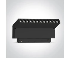 20W LED šviestuvas į magnetines sistemas MINI/MIDI, juodas, 3000/3500/4000K, 48V, 38°, 42124BA/B/V
