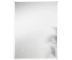Sieninis šviestuvas 20W LED šviestuvas - veidrodis FRAME, sidabro sp., CCT, dimeriuojamas, IP44