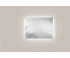Sieninis šviestuvas 20W LED šviestuvas - veidrodis HALO, sidabro sp., CCT, dimeriuojamas, IP44