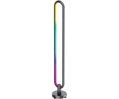 20W LED toršeras, juodas, RGB, dimeriuojamas