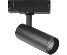 20W LED trifazis bėginis šviestuvas JET, juodas, CCT