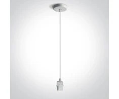 20W pakabinamas šviestuvas, baltas, E27, 63126/W