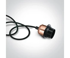 20W pakabinamas šviestuvas, vario sp., E27, 63126/CU