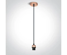 20W pakabinamas šviestuvas, vario sp., E27, 63126/CU
