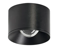 Lubinis šviestuvas 20W paviršinis LED šviestuvas PUCK L 3000K, juodas
