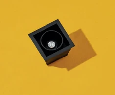 2,1W LED įleidžiamas šviestuvas FOSTER REC 1, 3000K (šiltai balta), juodas