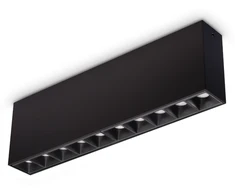 21W LED lubinis šviestuvas LIKA, juodas, 3000K, 369945
