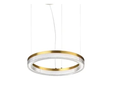 21W LED pakabinamas šviestuvas CROWN, žalvario sp., 3000K, 364964