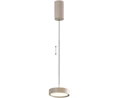 21W LED pakabinamas šviestuvas DENVER, smėlio/baltos sp., 3000K, reguliuojamas aukštis, 4329400