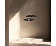 21W LED pakabinamas šviestuvas, juodas, 3000K, dimeriuojamas, 35cm, 2585