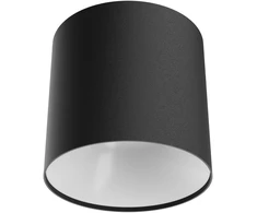 Lubinis šviestuvas 21W LED paviršinis šviestuvas HERA, matinės juodos/baltos sp., 3000K, dimeriuojamas, 01-3684