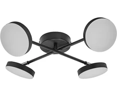 Lubinis šviestuvas 21W LED paviršinis šviestuvas SPOT MOON, juodas, 3000K