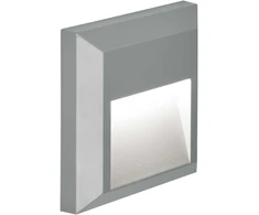 2,1W LED sieninis šviestuvas LEROS PLUS, pilkas, 3000/4000/6500K, 4137800