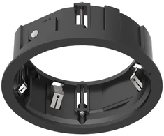 21W LED šviestuvo ZEUS apvalus rėmelis, juodas, 324005