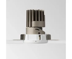 21W LED šviestuvo ZEUS apvalus užglaistomas rėmelis, baltas, 323725