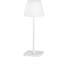 2,2W LED įkraunamas stalo šviestuvas JAMMIN, baltas, 3000K, dimeriuojamas, IP54