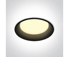 22W LED įleidžiamas šviestuvas, juodas, 3000/4000/5000K, 10122D/B/V