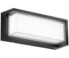 22W LED lauko sieninis šviestuvas BLOCK, juodas, CCT, IP65