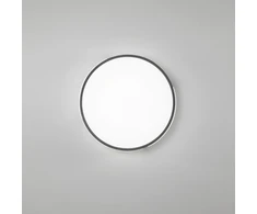 22W LED lubinis šviestuvas PANGEA, juodas, CCT