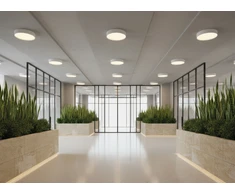 22W LED lubinis šviestuvas PARIS, baltas, 2700/3000/4000K, dimeriuojamas, IP54, P4028070BDP