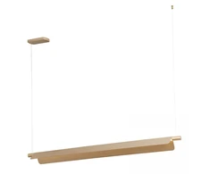 22W LED pakabinamas šviestuvas, šlifuoto aukso sp., 3000/4000/5700K, dimeriuojamas, 25191