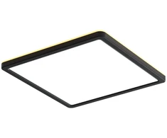 Italux 22W LED paviršinė panelė ALERIA, juoda, 2800/4000/6000K