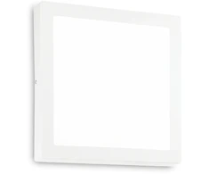 Lubinis šviestuvas 22W LED paviršinis šviestuvas UNIVERSAL SQUARE, baltas, 2700K, 342610