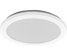 Lubinis šviestuvas 22W LED paviršinis vonios šviestuvas ORBIS DISC, baltas, 3000/4000K, IP44