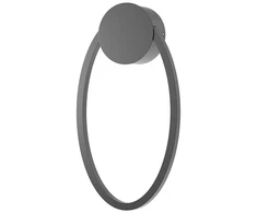 22W LED sieninis šviestuvas LEO, juodas, 3000/4000K, dimeriuojamas, 01-3293