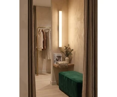 Sieninis šviestuvas 22W LED sieninis veidrodžio šviestuvas DUNE, chromo/baltos sp., 3000/4000K, dimeriuojamas, IP44, A3992170CDT